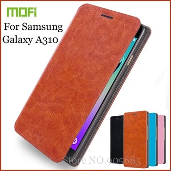Image 1 of Samsung Galaxy A3 2016 Mofi Кожен Калъф и Протектор