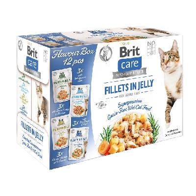 Brit Care (VAFO Praha s.r.o.) Brit Care Cat Fillets in Jelly Flavour box 12x85g