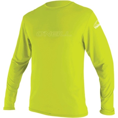 O'Neill Basic Skins L/s Sun Shirt lime