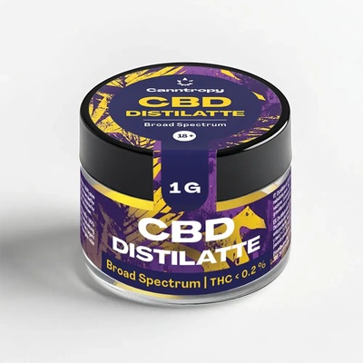 Canntropy širokospektrálny CBD destilát 1 g