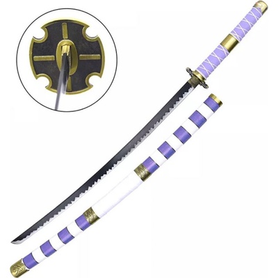 Katana One Piece Yubashiri bílofialová