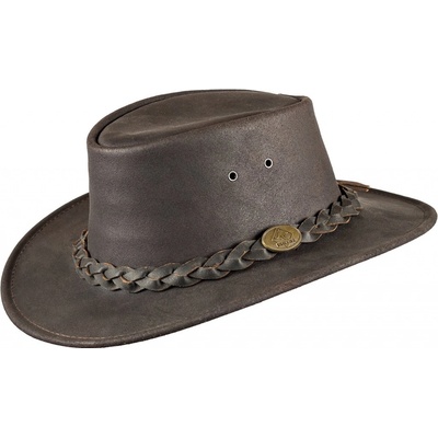 Klobouk kožený Bushman black