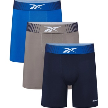 Reebok Боксерки Reebok Mens 3 pack Trunks Waite - Navy/Grey/Blue