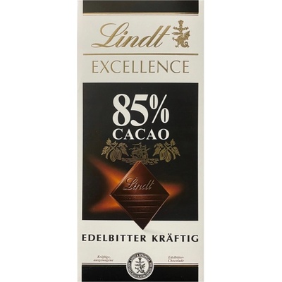 Lindt Excellence 85% cocoa dark, 100 g