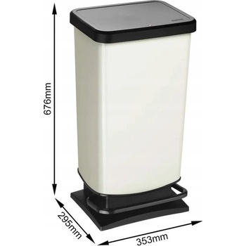 odpadkový kôš Rotho Paso 40 l