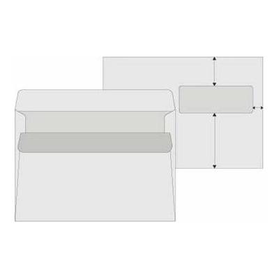 Harmanec K Poštové obálky C5 s páskou, okienko vpravo 45 x 90 mm, 1000 ks