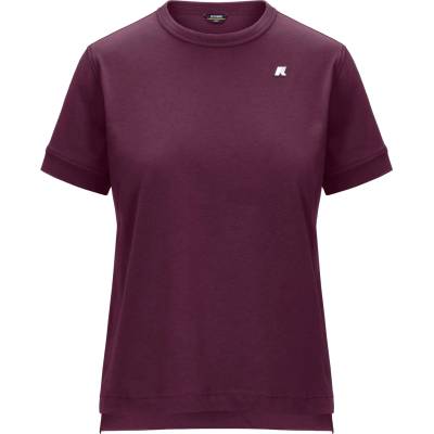 K-Way Дамска тениска K-Way Women's Emel T-shirt - Violet Mauve Wine - размер XS (916-6716-0311)