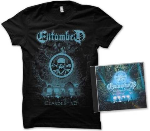 ENTOMBED - CLANDESTINE LIVE CD