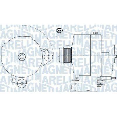 Generátor MAGNETI MARELLI 063731817010