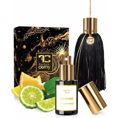 DEDRA POMPON luxusní vonný střapec s bytovým parfémem MY HOME 30 ml