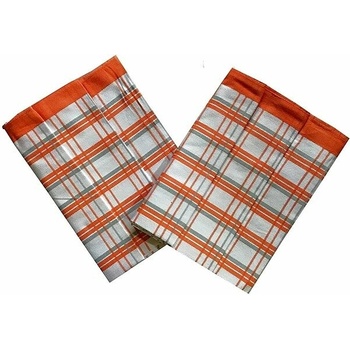 Svitap J.H.J. Tradičné káro 50x70 cm 3 ks oranžové