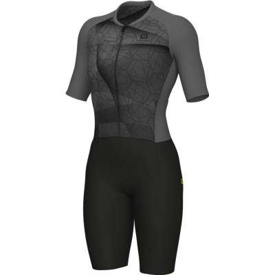 ALÉ BEYOND TRIATHLON sivá/čierna kombinéza dámska