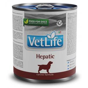 Farmina Vet Life Hepatic - пълноценна диетична консерва за кучета за поддържане функцията на черния дроб в случай на хронична чернодробна недостатъчност - 300 гр, Италия - PVT300014