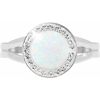 JSB Bijoux Opál s krištáľovými kameňmi Swarovski White 92300025wh