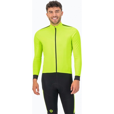 Rogelli Мъжка блуза с дълъг ръкав за колоездене Rogelli Core fluor/black