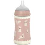 Suavinex Wonderland SX Pro Physiological Anti-Colic бебешко шише M Medium Flow 3 m+ Pink Bunny 270ml