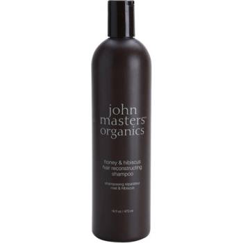 John Masters Organics Honey & Hibiscus obnovující šampon pro posílení vlasů 473 ml