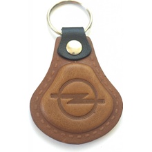 Prívesok na kľúče Auto Two M Kožená Opel hnedá