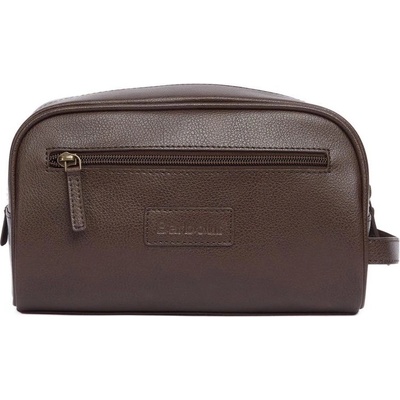 Barbour Leather Wash Bag