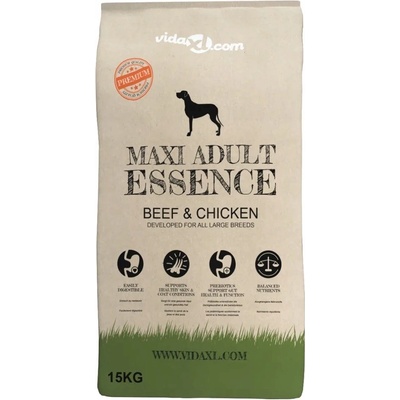 vidaXL Maxi Adult Essence Beef & Chicken 15 kg