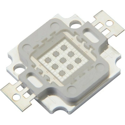 SMD LED Dioda 10W, Tyrkysová 490nm