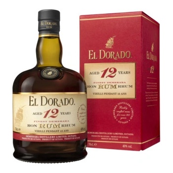 El Dorado Rum 12y 40% 0,7 l (kartón)