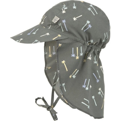 LÄSSIG klobouček SUN PROTECTION FLAP HAT Palms Deep Olive – Zboží Mobilmania