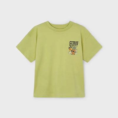 MAYORAL Тениска къс ръкав "surf" в цвят алое за мини момче Mayoral