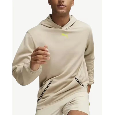 PUMA Fit Taped PowerFleece Lite Hoodie Beige