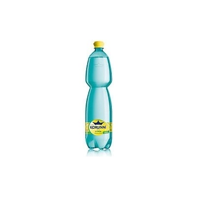 Korunní citron jemně perlivá voda 6 x 1,5 l