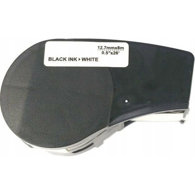 Páska - kompatibilní s BRADY M21-500-499 12,7 mm bílá - černý tisk s čipem