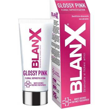 BlanX PRO Glossy Pink bieliaca zubná pasta proti žltým škvrnám 75 ml