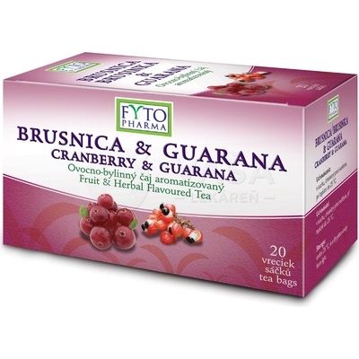 Fyto BRUSNICA & GUARANA OVOCNO bylinný čaj 20 X 2 g