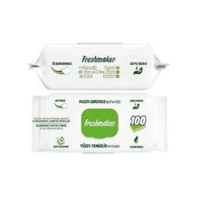 Freshmaker MAXI vlhčené obrúsky na povrchy (keramika,sklo,drevo...) 100 ks