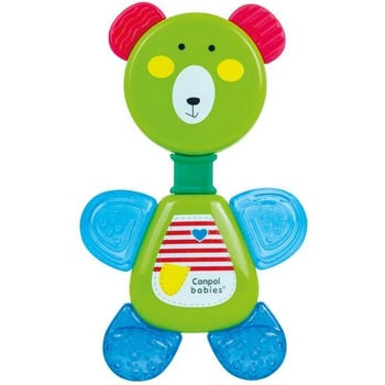 Canpol Бебешка водна чесалка с дрънкалка Canpol - Bear, зелена (56/139_gre)