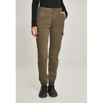 Urban Classics Дамски карго панталон в цвят маслина Urban Classics Ladies High Waist Cargo PantsUB-TB3048-00176 - Маслина, размер 26
