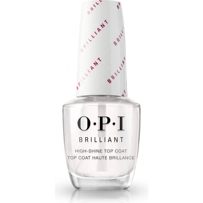 OPI Brilliant High-shine Top Coat vrchní lak NTT37 15 ml