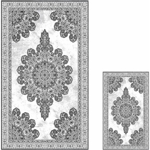 Mila Home Сиви килими за баня в комплект 2 бр. 60x100 cm - Mila Home (HKG-NEWBNY-1195)