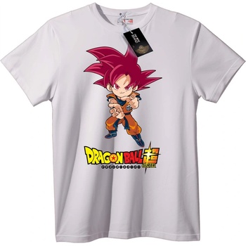 NOONEBRAND Тениска Dragon Ball Super с Goku - 7XL, White