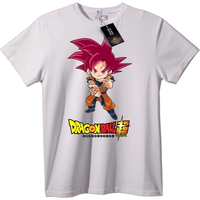 NOONEBRAND Тениска Dragon Ball Super с Goku - 7XL, White