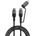 4smarts ComboCord CL USB-C to USB-C and Lightning Cable - качествен многофункционален кабел USB-C към USB-C или Lightning (300 см) (черен)