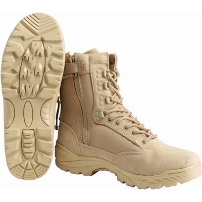 Mil-Tec vysoká ľahká taktická YKK zips khaki