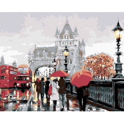 Zuty Malování podle čísel PROCHÁZKA PO TOWER BRIDGE RICHARD MACNEIL
