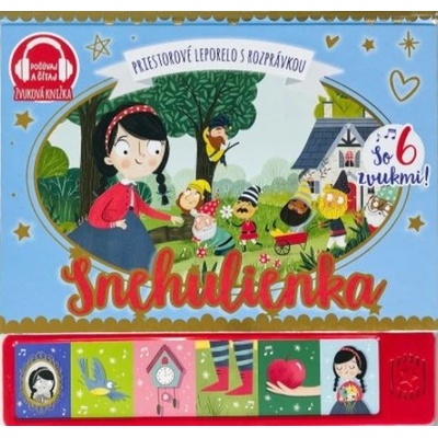 Snehulienka - priestorové leporelo s rozprávkou so 6 zvukmi - Svojtka&Co.
