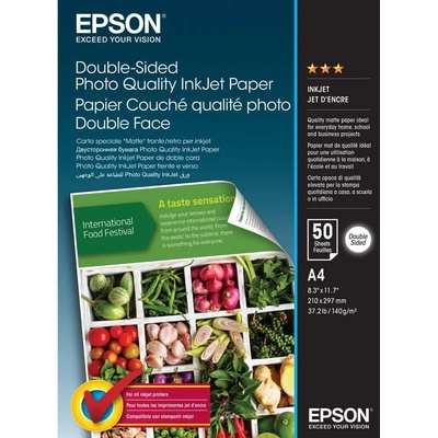 Epson Фотохартия Epson C13S400059, A4, матова, 140 g/m2, 50 листа (C13S400059)