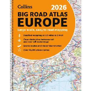 Collins Big Easy Road Atlas Europe (ISBN: 9780008716462)