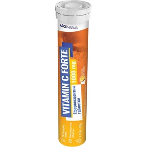 Abo Pharma Vitamin C forte, 1000 mg, 20 таблетки, Abo Pharma (10003173)