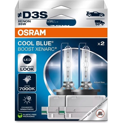 OSRAM D3S XENARC COOL BLUE BOOST 42V 35W PK32d-5 (D3S) 66340CBB-2HB