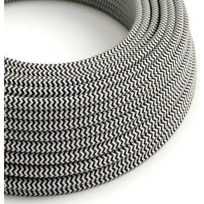 Crative Cables RZ04 černo 2x0,75mm² bílý 1 m