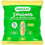 Smileat ОРГАНИЧЕН царевичен чипс банан и ябълка с върджин зехтин и витамин B1 8M+ 25g